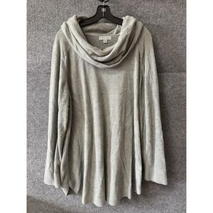 Barefoot Dreams Womens Cozychic Ultra Lite Cowl Neck Sweater Sz 2XL Lounge F51